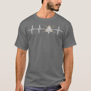 Billiard Heartbeat Pool Player Gift T-Shirt
