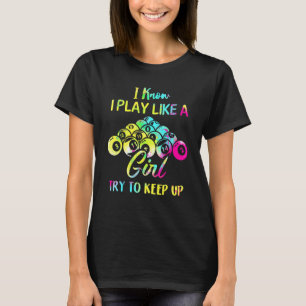 Billiard I Know I Play Like A Girl Pool Billiard P T-Shirt