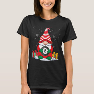 Billiard Ll Christmas Gnomes Cute Billiard Ll Love T-Shirt