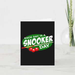 Billiard Player Snooker Pool Game Lover Funny Card