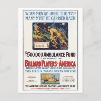 Billiard Players of America Postcard