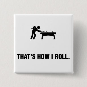 Billiard / Pool 15 Cm Square Badge