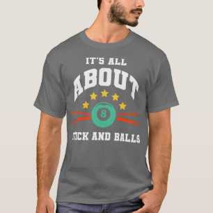 Billiard Pool Billard Snooker Club 8 T-Shirt