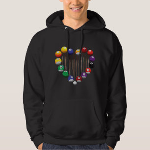 Billiard Pool Billiard Ball Billiard player lover Hoodie