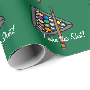 Billiard / Pool Game Wrapping Paper