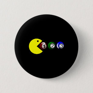 Billiard Pool Ll - Funny Billiards Player Lover Te 6 Cm Round Badge