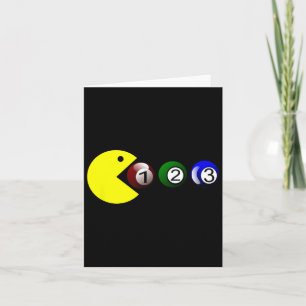 Billiard Pool Ll - Funny Billiards Player Lover Te Card