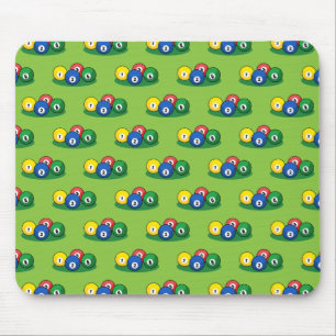 Billiard Pool Snooker Balls Pattern Mouse Mat