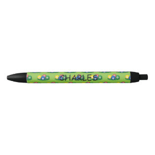Billiard Pool Snooker Balls Personalise Black Ink Pen