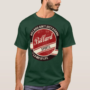 Billiard Retro  T-Shirt