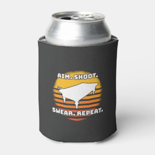 Billiard Retro Vintage Can Cooler