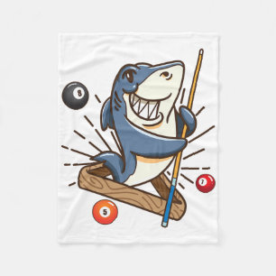 Billiard Shark Hustler Pool Shirts Girls Snooker G Fleece Blanket