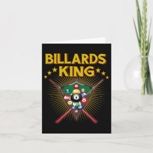 Billiard Snooker King Of Billiards 8 Pool  Card