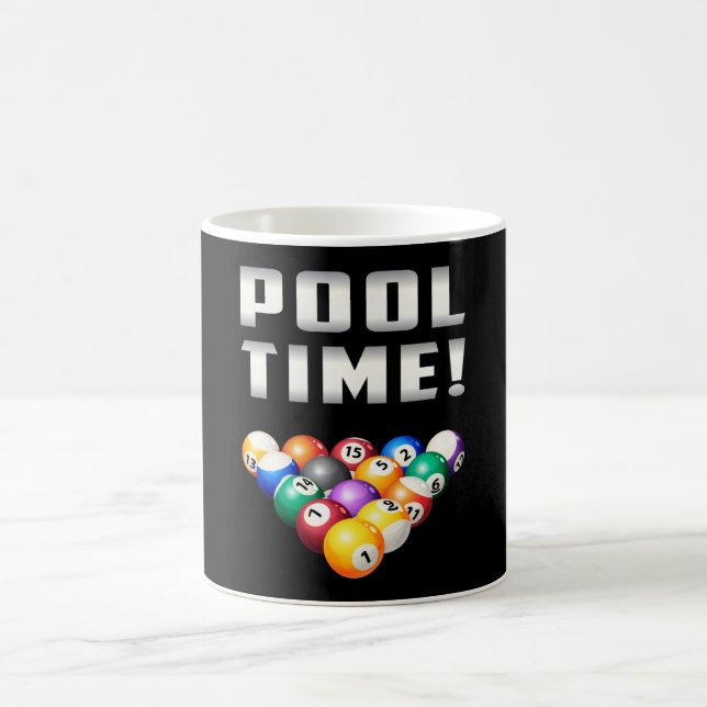 Billiard Snooker Pool Billiards 8 Ball Funny Gift Coffee Mug (Center)