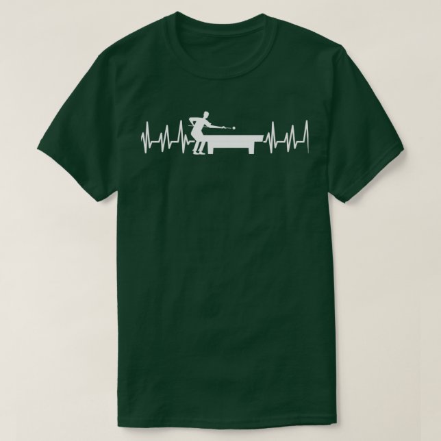 Billiard Snooker Pool Queue Gift Cue K 8Ball 1 T-Shirt (Design Front)