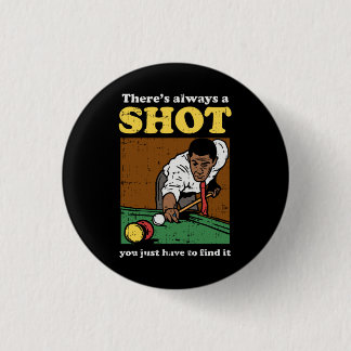 Billiard Snooker Retro 3 Cm Round Badge