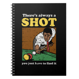 Billiard Snooker Retro Notebook