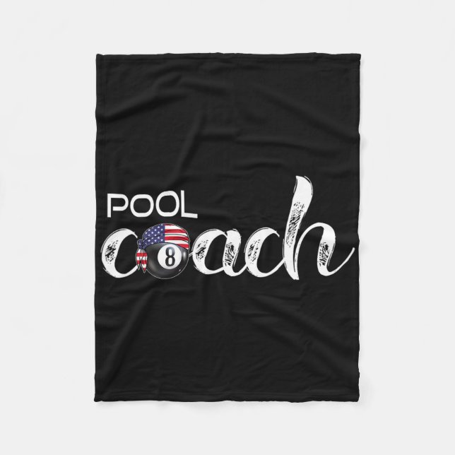 Billiard Team 8 Ll Pool Game Player Gear For Pool  Fleece Blanket (Front)