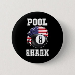 Billiard Team 8 Ll Pool Game Player Gifts For Pool 6 Cm Round Badge