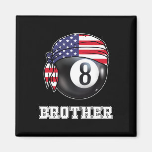 Billiard Team 8 Ll Pool Game Player Gifts For Pool Magnet