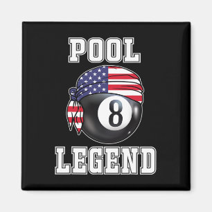 Billiard Team 8 Ll Pool Game Player Gifts For Pool Magnet