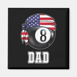 Billiard Team 8 Ll Pool Game Player Gifts For Pool Magnet