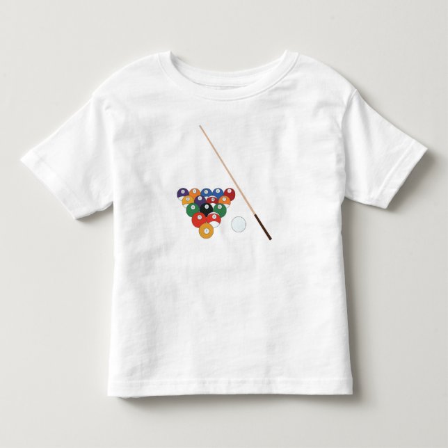 Billiard Toddler T-Shirt (Front)