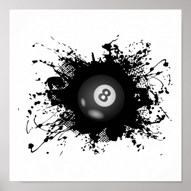 Billiard Urban Style Poster (Front)