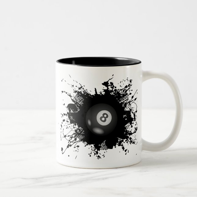 Billiard Urban Style Two-Tone Coffee Mug (Right)