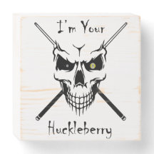 Billiard Wood Box Sign
