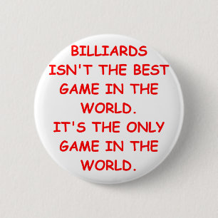 BILLIARDS 6 CM ROUND BADGE