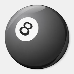 Billiards, 8 Ball,  Magnet