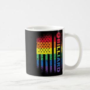 Billiards 8-ball Pool Billiard American Flag - Bil Coffee Mug
