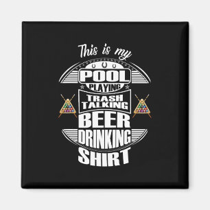 Billiards 8 Ball Pool Player Sarcasm Novelty Humou Magnet