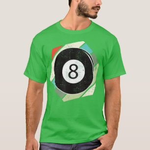 Billiards 8 Ball Retro Love For The Sport Billiard T-Shirt