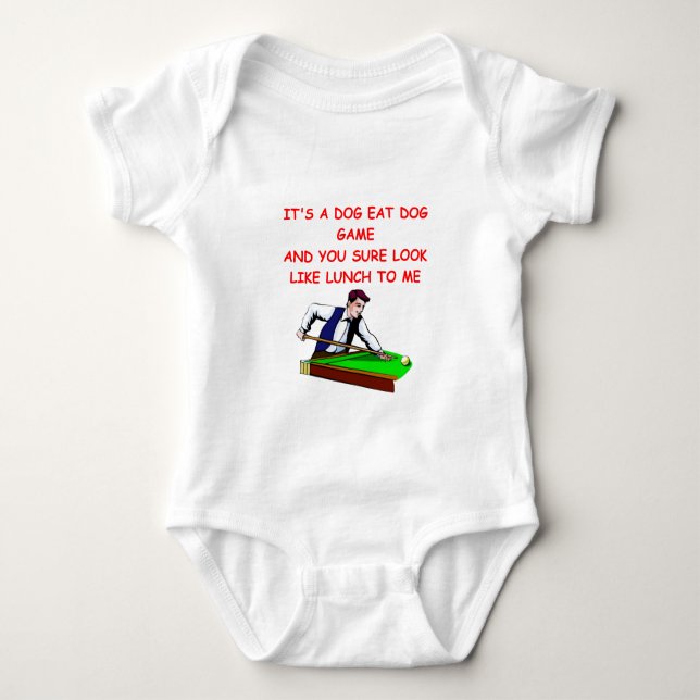 BILLIARDS BABY BODYSUIT (Front)