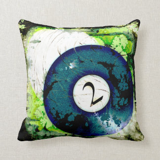 BILLIARDS BALL NUMBER 2 CUSHION