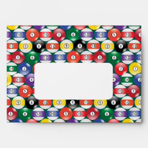 Billiards Ball Pattern Envelope