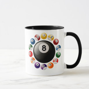 BILLIARDS BALLS MUG