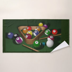 Billiards Bathroom Towel Set