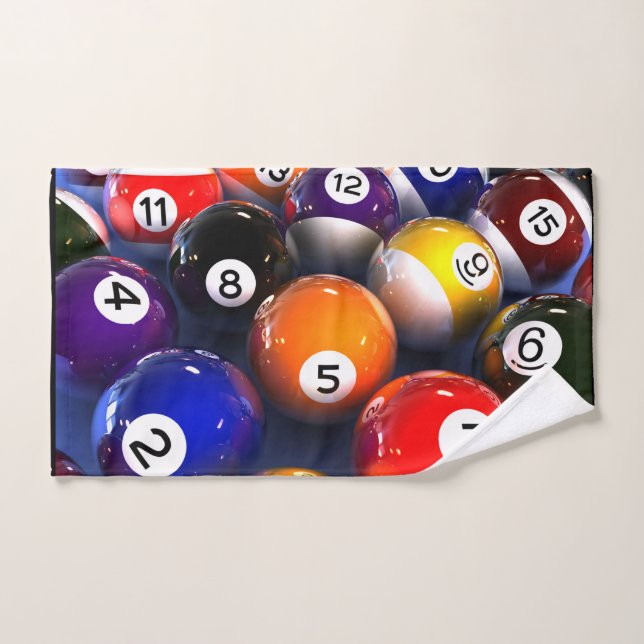 Billiards Bathroom Towel Set (Hand Towel)