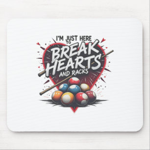 Billiards Break Heart And Racks 8 Ll Pool Shark 9 Mouse Mat
