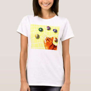 Billiards Cat T-Shirt