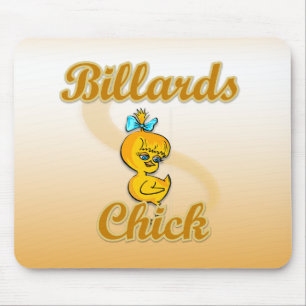 Billiards Chick Mouse Mat