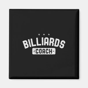 Billiards Coach Vintage Billiards Magnet