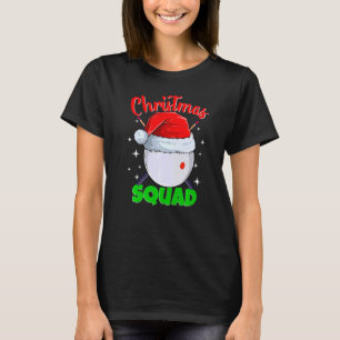 Billiards Cue Ball Christmas Squad Balls Billiard T-Shirt
