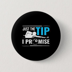 Billiards Cue Sport Game Pool Billiard Player Gift 6 Cm Round Badge