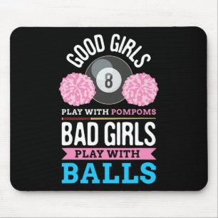 Billiards Cue Sport Game Pool Billiard Player Gift Mouse Mat