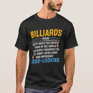 Billiards Definition  Pool Shark  Fathers Day  For T-Shirt