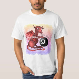 Billiards Dragon  T-Shirt